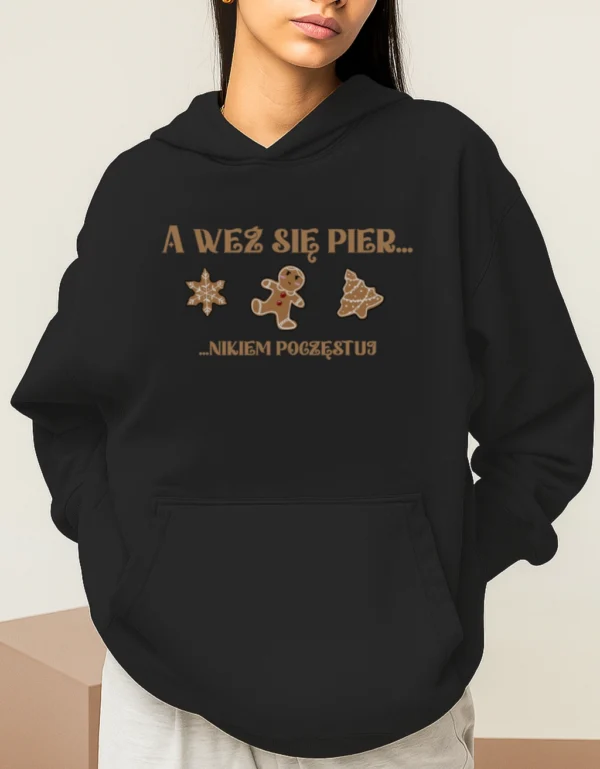 A weź się pier... kolor: czarny bluza