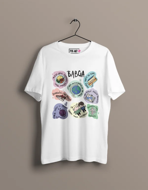 Każda Babcia, kolor biały