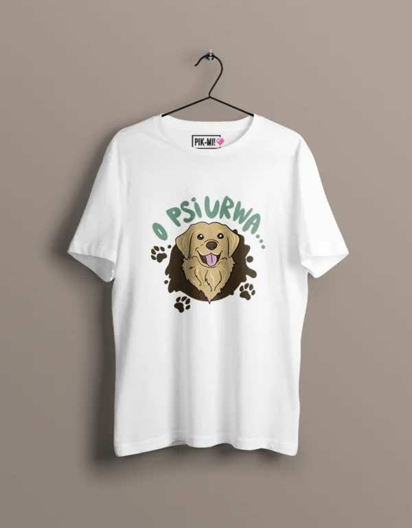 O PSIURWA, kolor biały