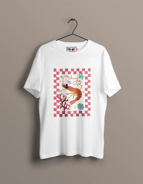 Ochh ujeję - krewetka, kolor biały