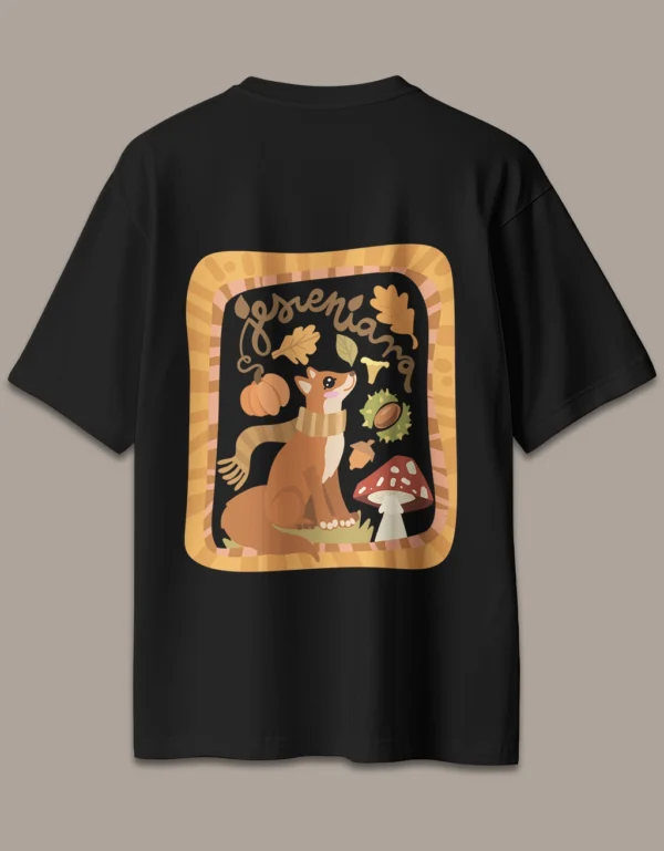 Jesieniara, kolor czarny OVERSIZE